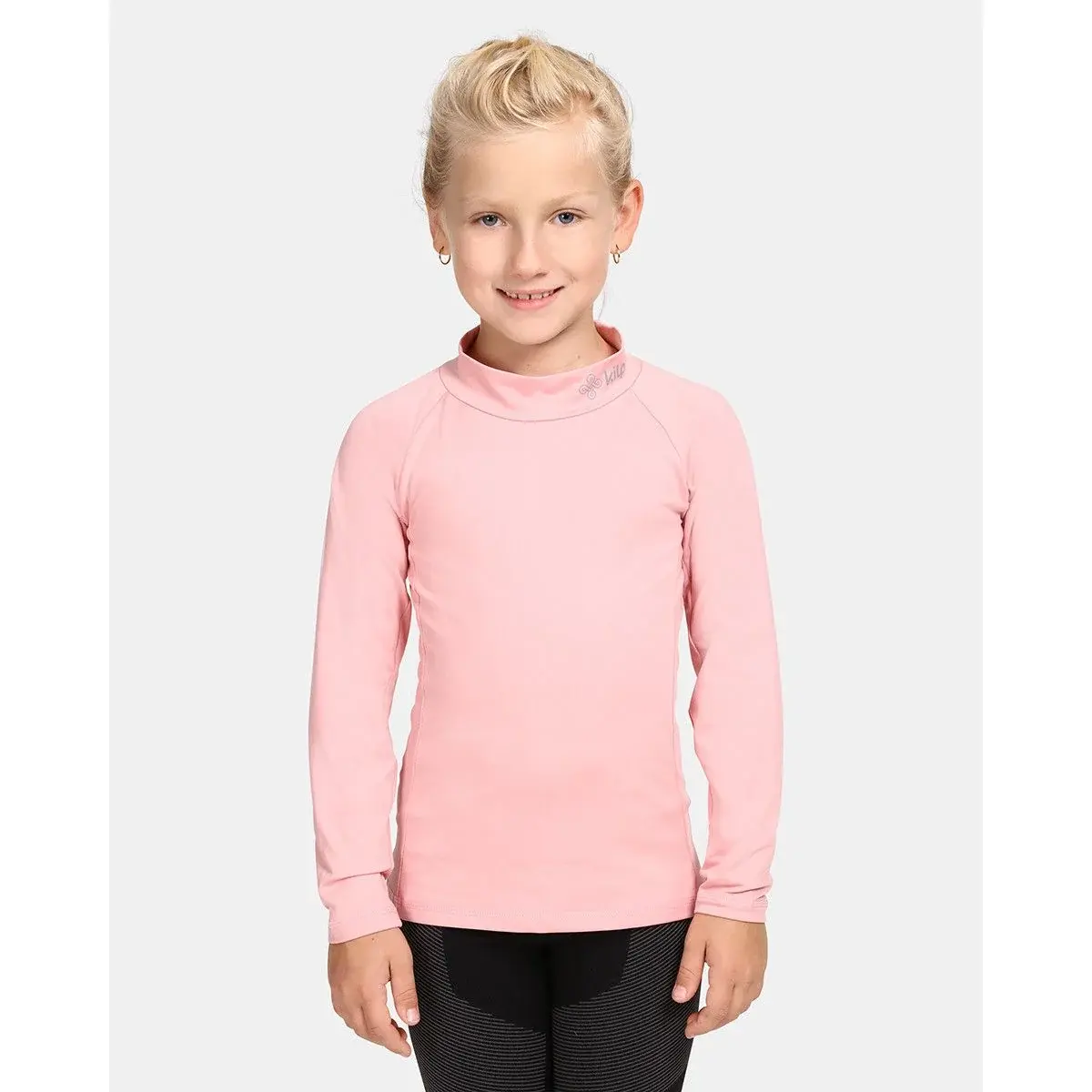 T-shirt thermique enfant Kilpi Willie-J rose clair