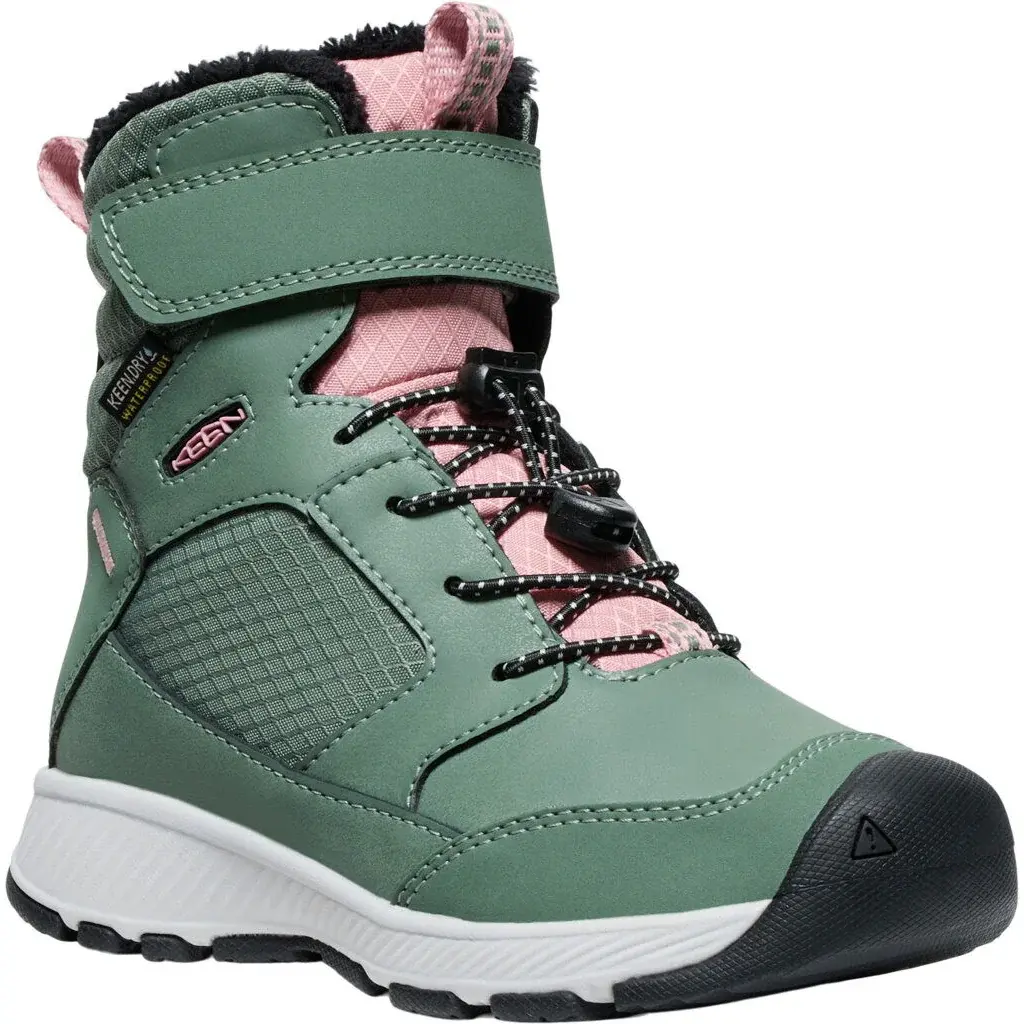 KEEN Chaussures d'hiver enfant KEEN Skua Winter WP children/youth dark forest/rose elegance