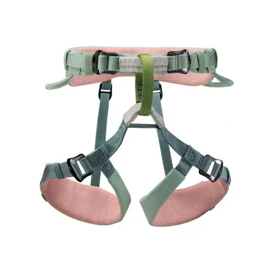 Baudrier d'escalade enfant Petzl Macchu vert