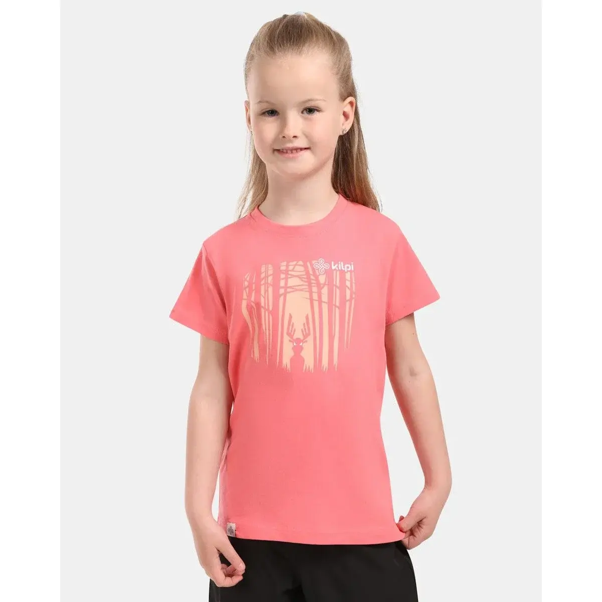 T-shirt en coton fille Kilpi MALGA-JG rose