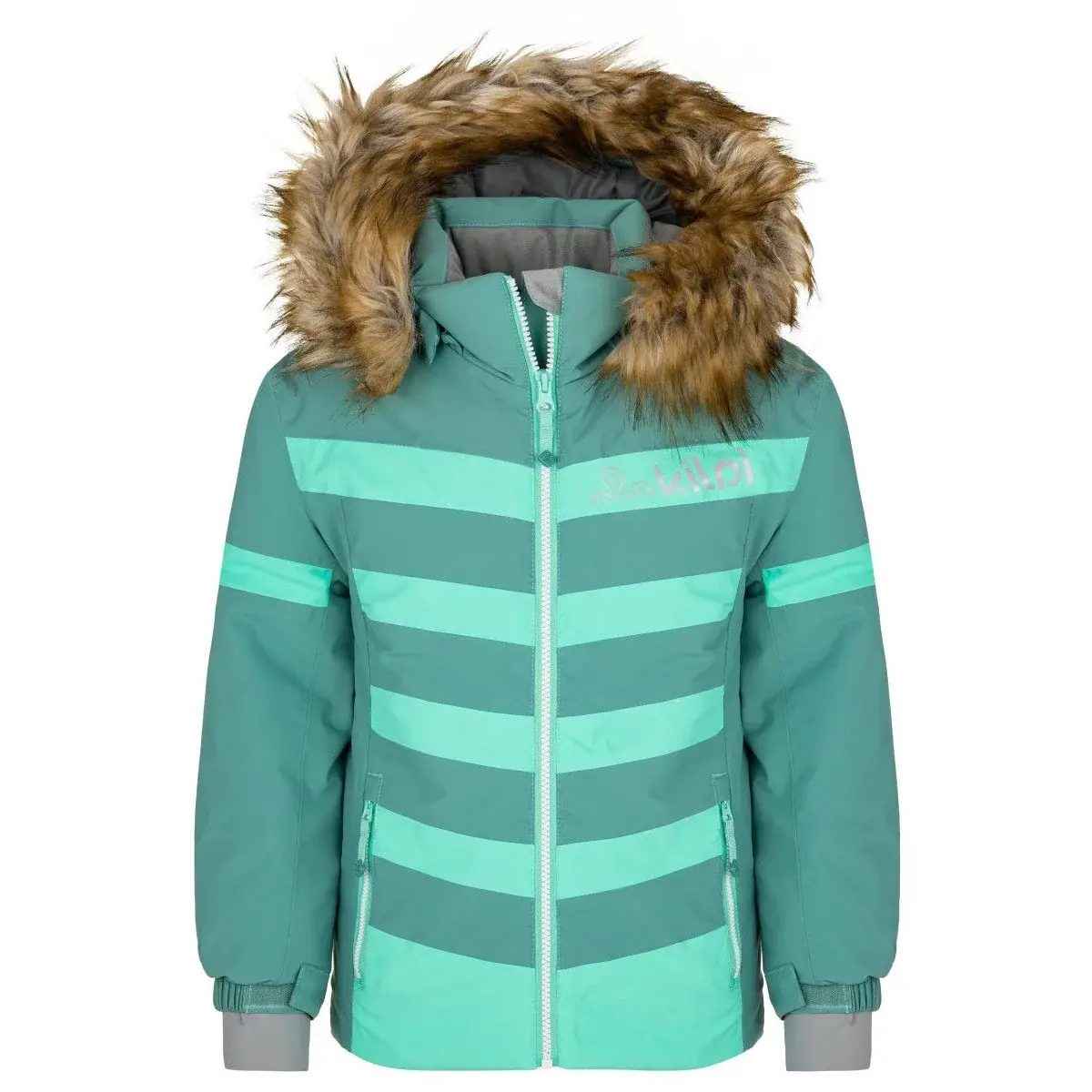 Kilpi Veste de ski fille Kilpi Massima-JG Turquoise