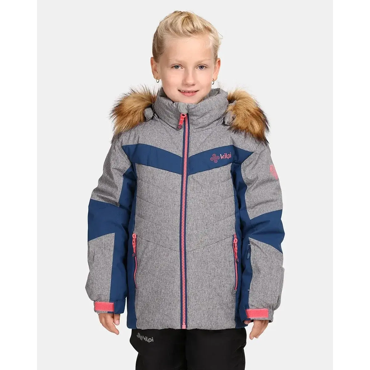 Kilpi Veste de ski fille Kilpi ALISIA-JG gris clair