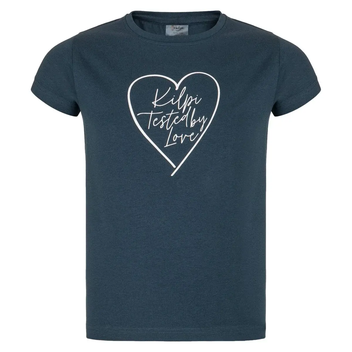 Kilpi T-shirt en coton fille Kilpi Albion-JG bleu foncé