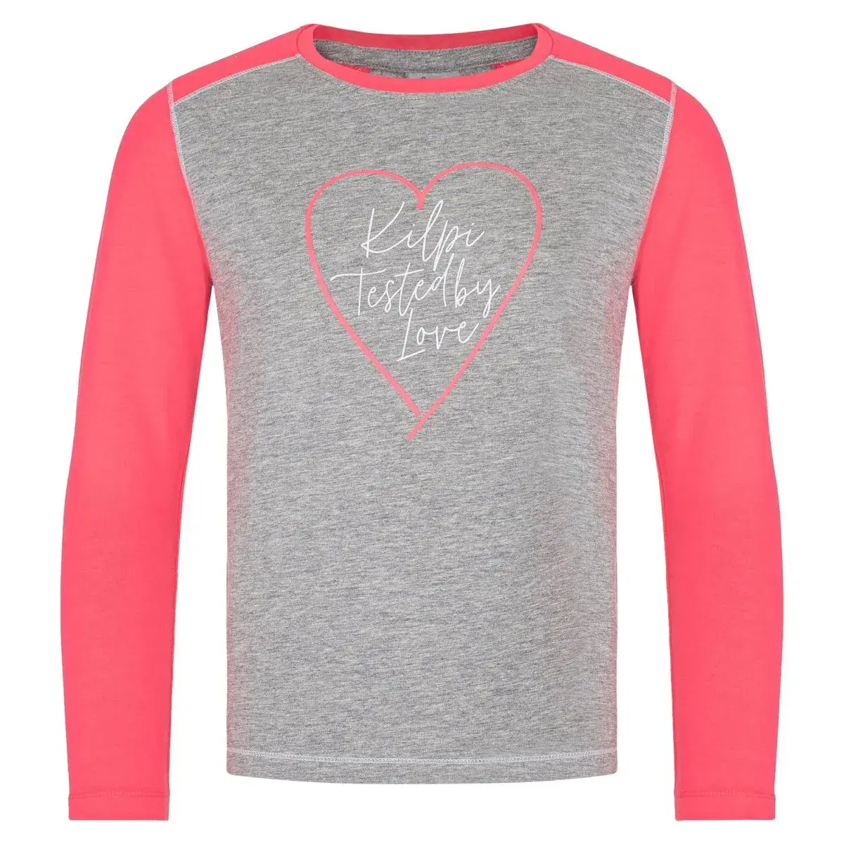 Kilpi T-shirt en coton fille Kilpi Sonier-JG gris clair