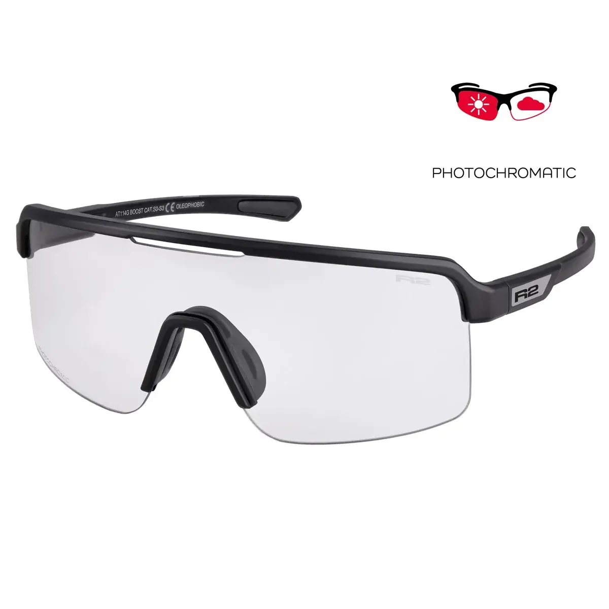 R2 Lunettes de soleil de sport photochromiques R2 BOOST AT114G
