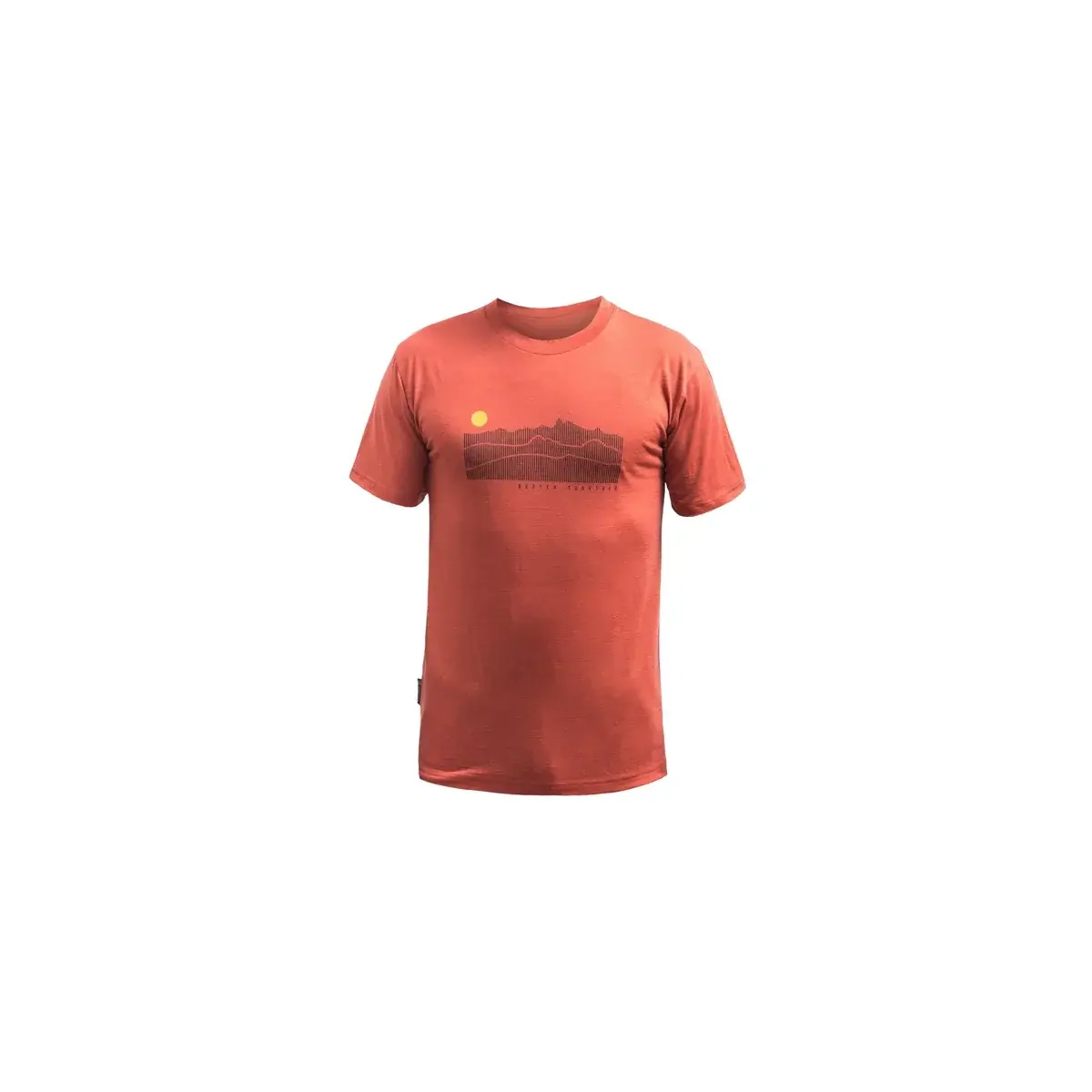 Sensor T-shirt technique Sensor Merino Active Sunrise terracotta