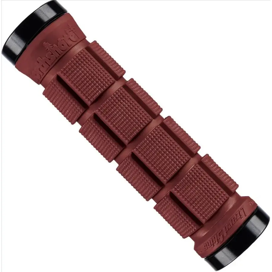 Poignées vélo Lizard Skins Dual-Clamp Lock-On Northshore Deep red