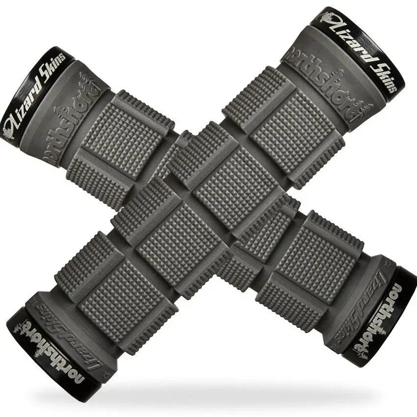 Lizard Skins Poignées vélo Lizard Skins Dual-Clamp Lock-On Northshore Graphite