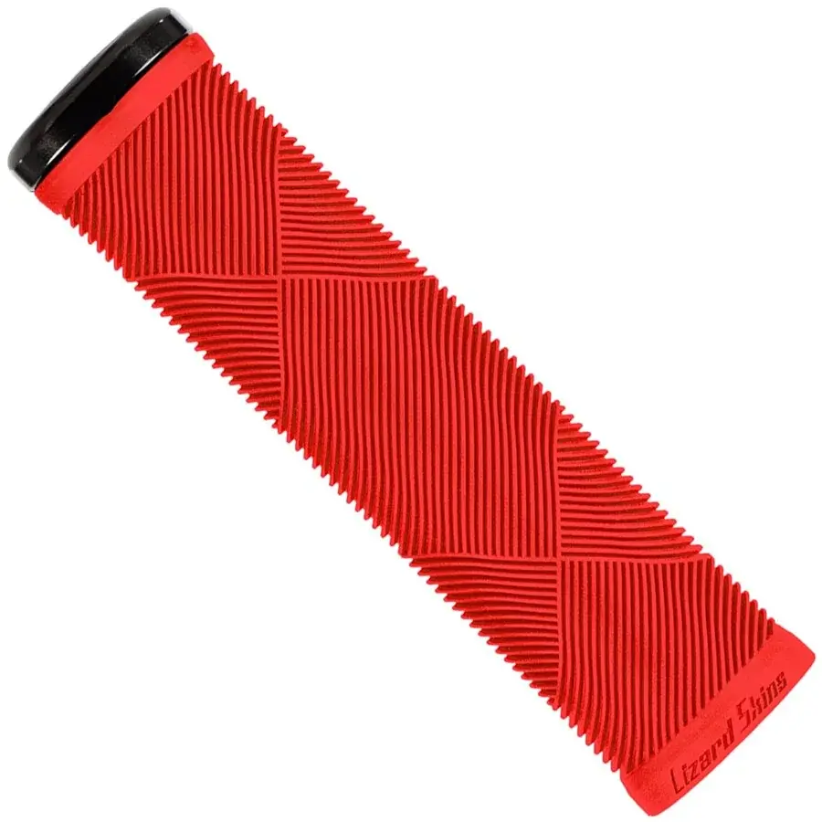 Lizard Skins Poignées vélo Lizard Skins Single-Sided Strata Candy red