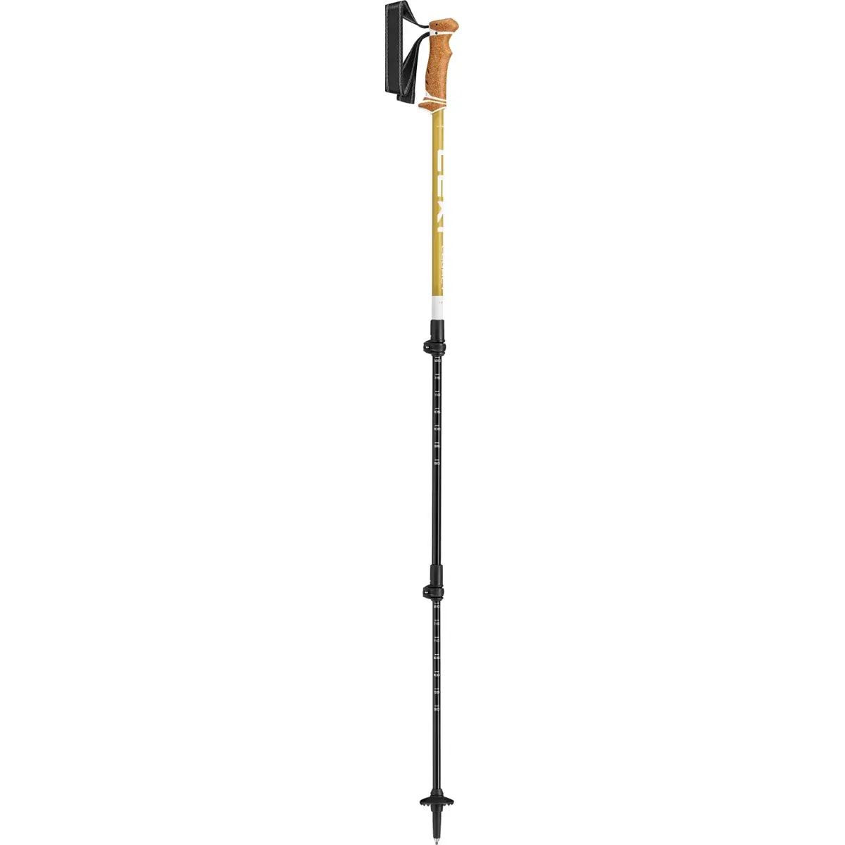 Leki Bâtons Leki Legacy Lite, white-goldbrown, 90-125cm