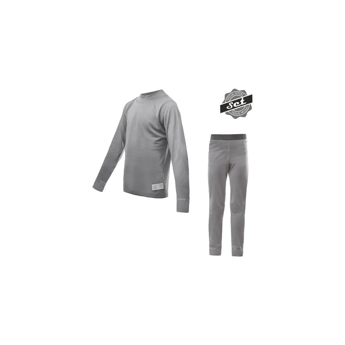 Sensor Ensemble de sous-vêtements techniques junior Sensor Merino Active Set Gris