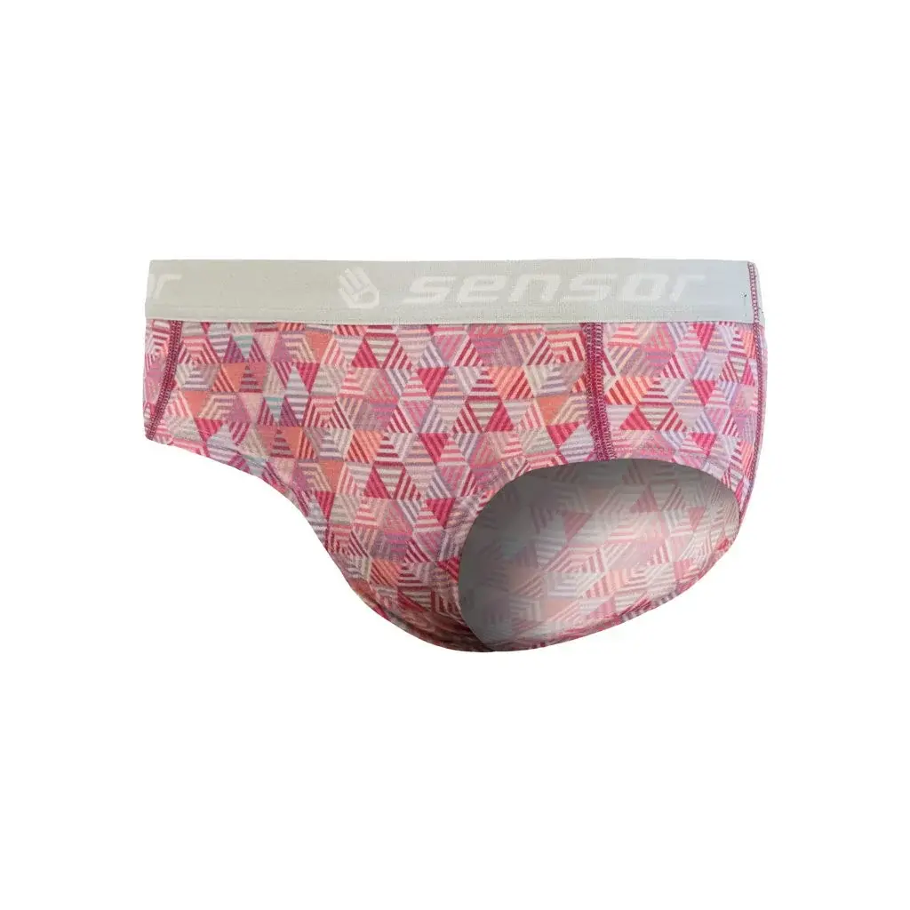 Sensor Culotte Sensor Merino Impress lilla/pattern