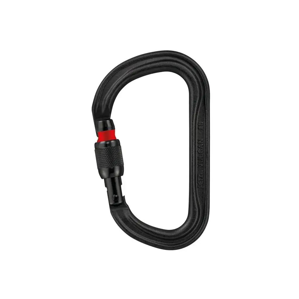 Mousqueton Petzl Connector Vulcan Screw-lock black