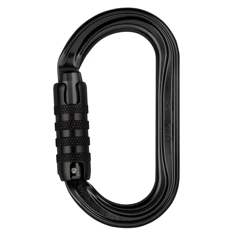 Mousqueton Petzl OK triact-lock noir