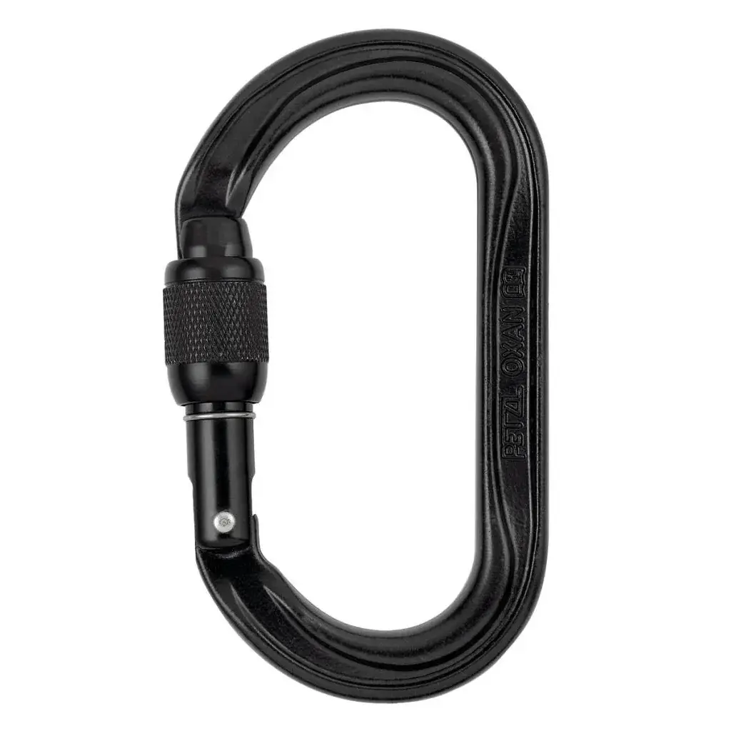 Petzl Mousqueton Petzl Oxan Screw-Lock noir