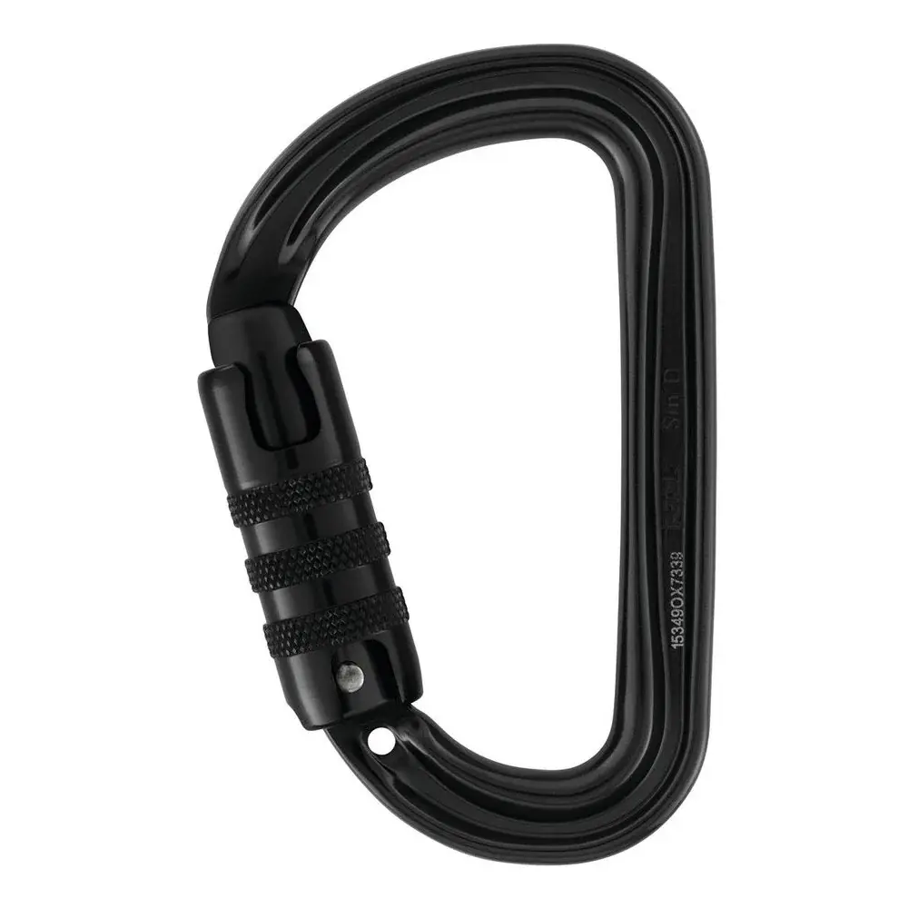 Mousqueton Petzl Sm´D triact-lock noir