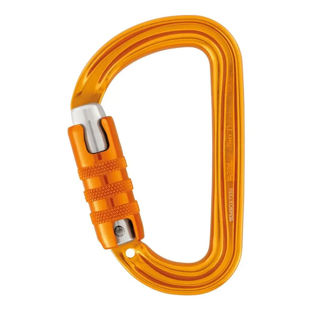 Mousqueton Petzl Sm´D triact-lock orange