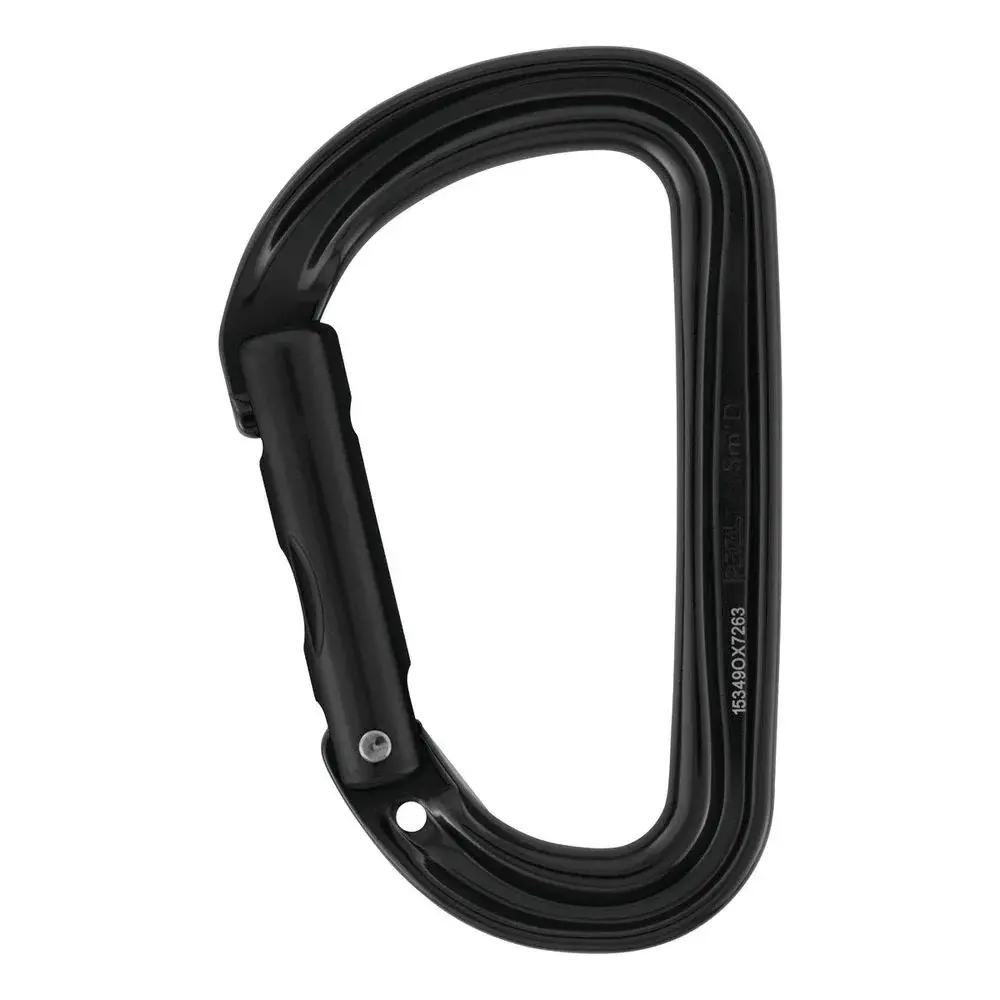 Mousqueton Petzl Sm´D Wall noir