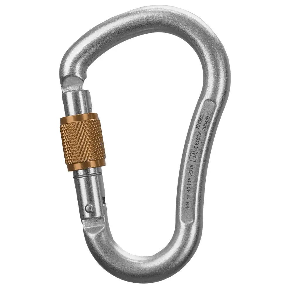 Mousqueton en acier Rock Empire Magnum Steel S argent one size