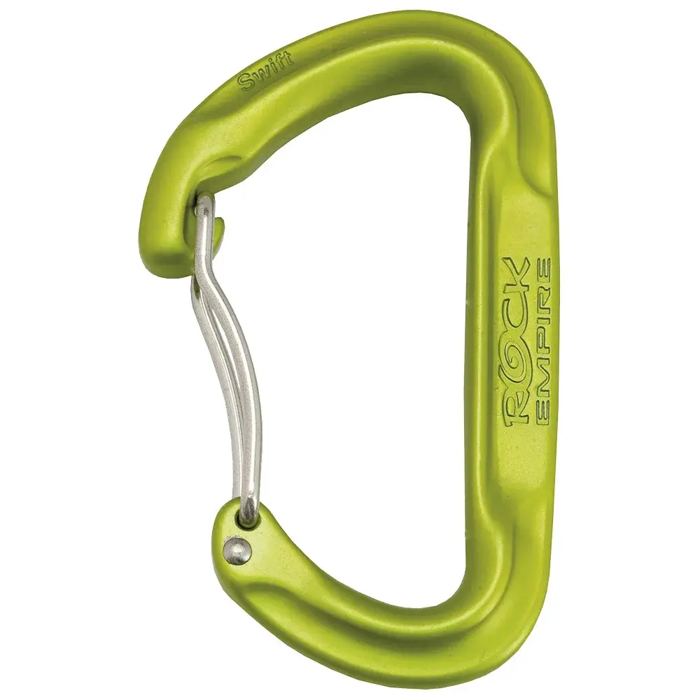 Rock Empire Mousqueton léger Rock Empire Swift Vert clair one size