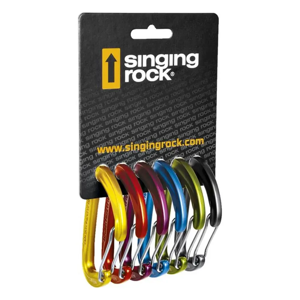Singing Rock Mousqueton Singing Rock VISION droit 6pack