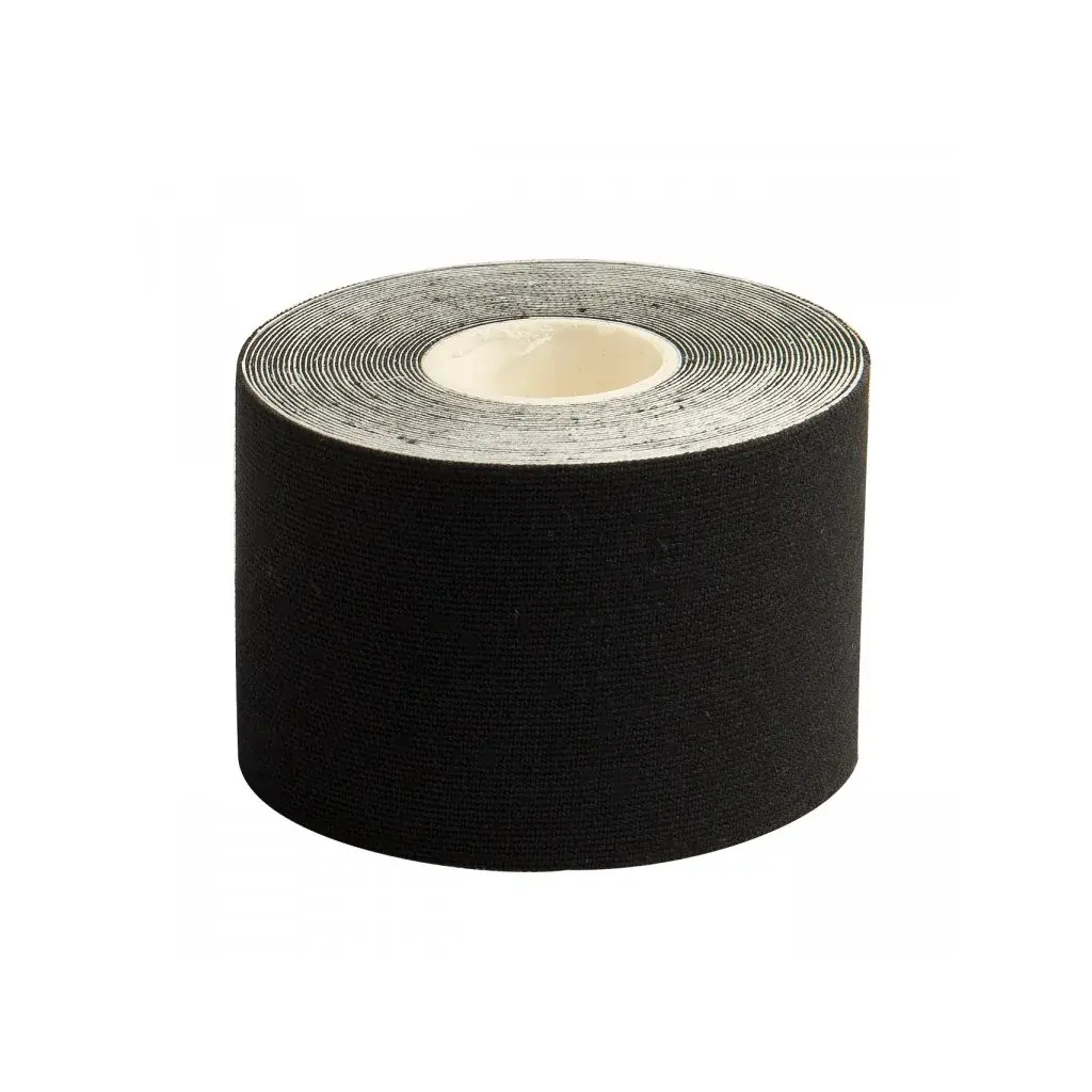 Yate Bande de kinésiologie Yate 5cm x 5m noir