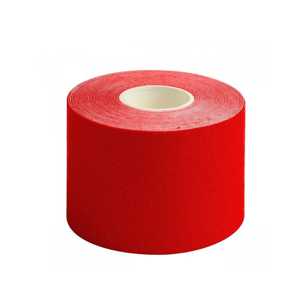 Yate Bande de kinésiologie Yate 5cm x 5m rouge