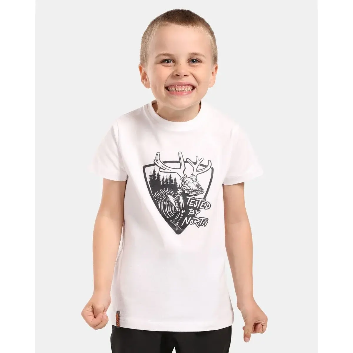 Kilpi T-shirt garçon Kilpi SALO-JB blanc