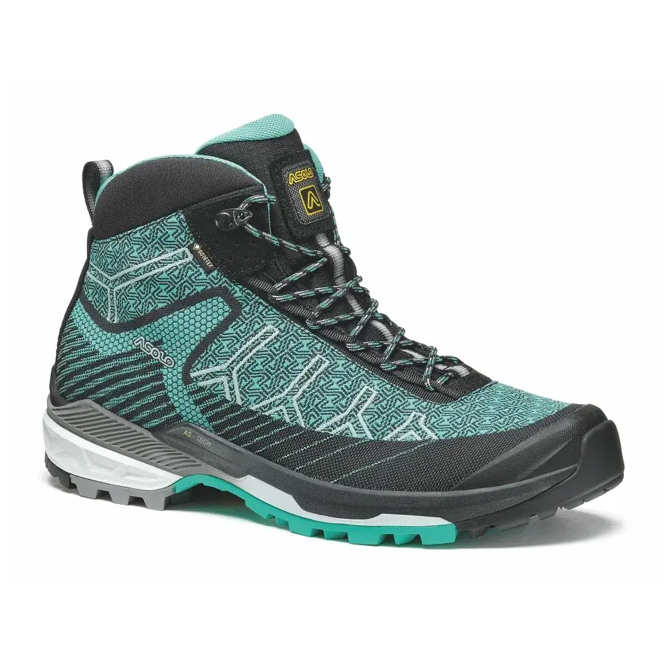 Asolo Chaussures montantes Asolo Falcon EVO Jaquard GV black/aqua green/a559