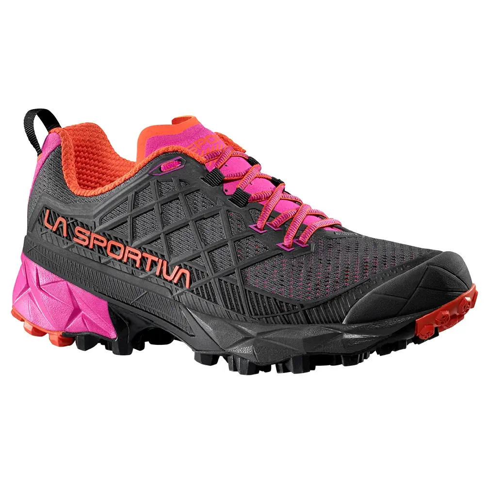 La Sportiva Chaussures basses La Sportiva Akyra II Women Carbon/Cherry Tomato