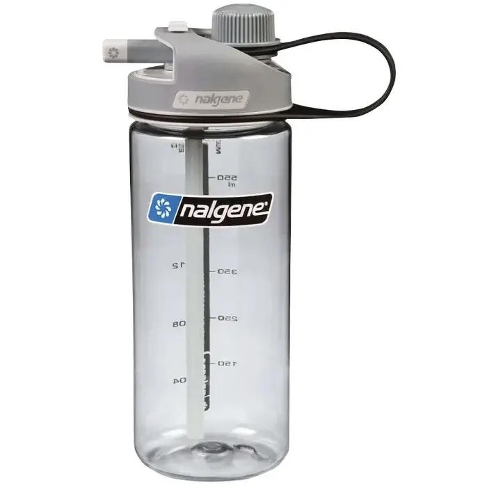 Nalgene Gourde Nalgene MultiDrink, Clear w/ Gray Cap, Sustain Clear w/ Gray Cap, Sustain 560ml