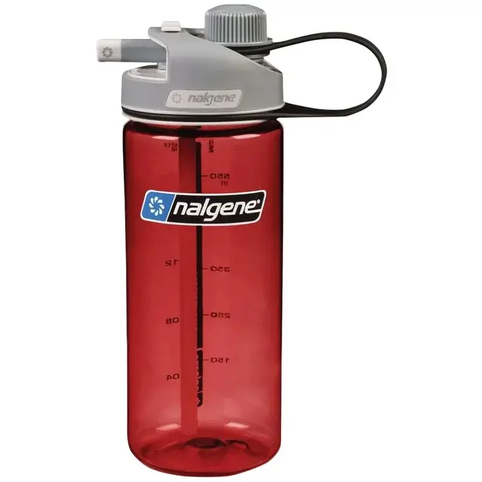 Nalgene Gourde Nalgene MultiDrink, Red w/ Gray Cap, Sustain Red w/ Gray Cap, Sustain 560ml