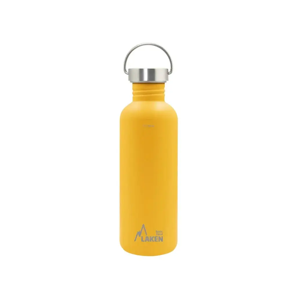 LAKEN Gourde LAKEN acier Basic Vintage 1000 ml jaune