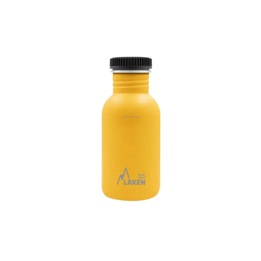 LAKEN Gourde LAKEN acier Plain 500 ml jaune