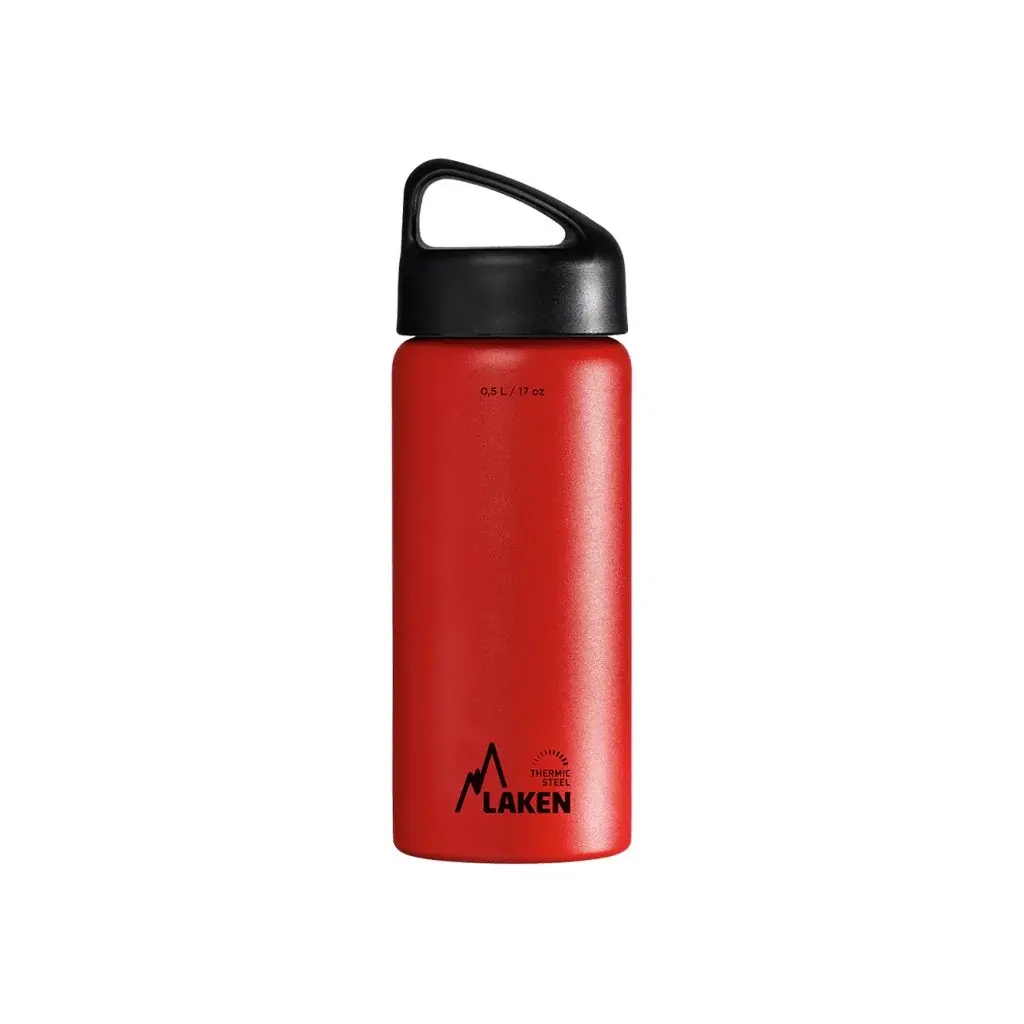 Bouteille isotherme LAKEN acier Classic 500 ml rouge