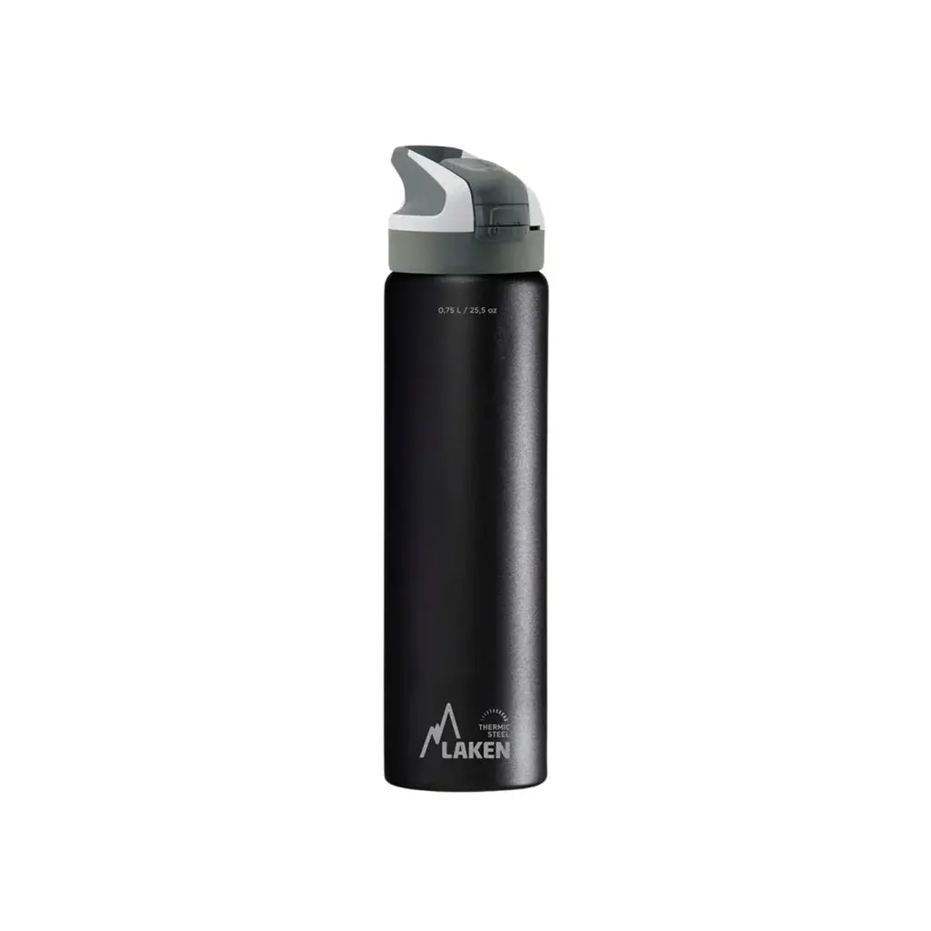 LAKEN Bouteille isotherme LAKEN acier Summit 750 ml noir
