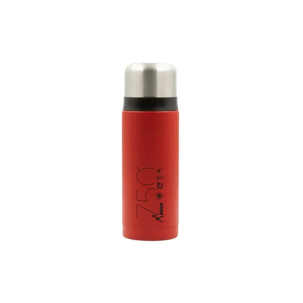 LAKEN Bouteille isotherme LAKEN acier 750 ml rouge