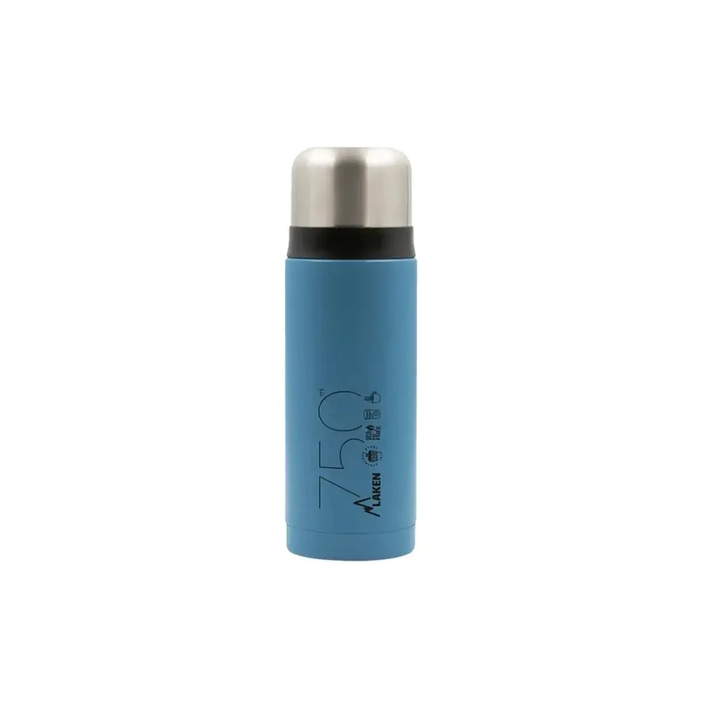 LAKEN Bouteille isotherme LAKEN acier 750 ml bleu