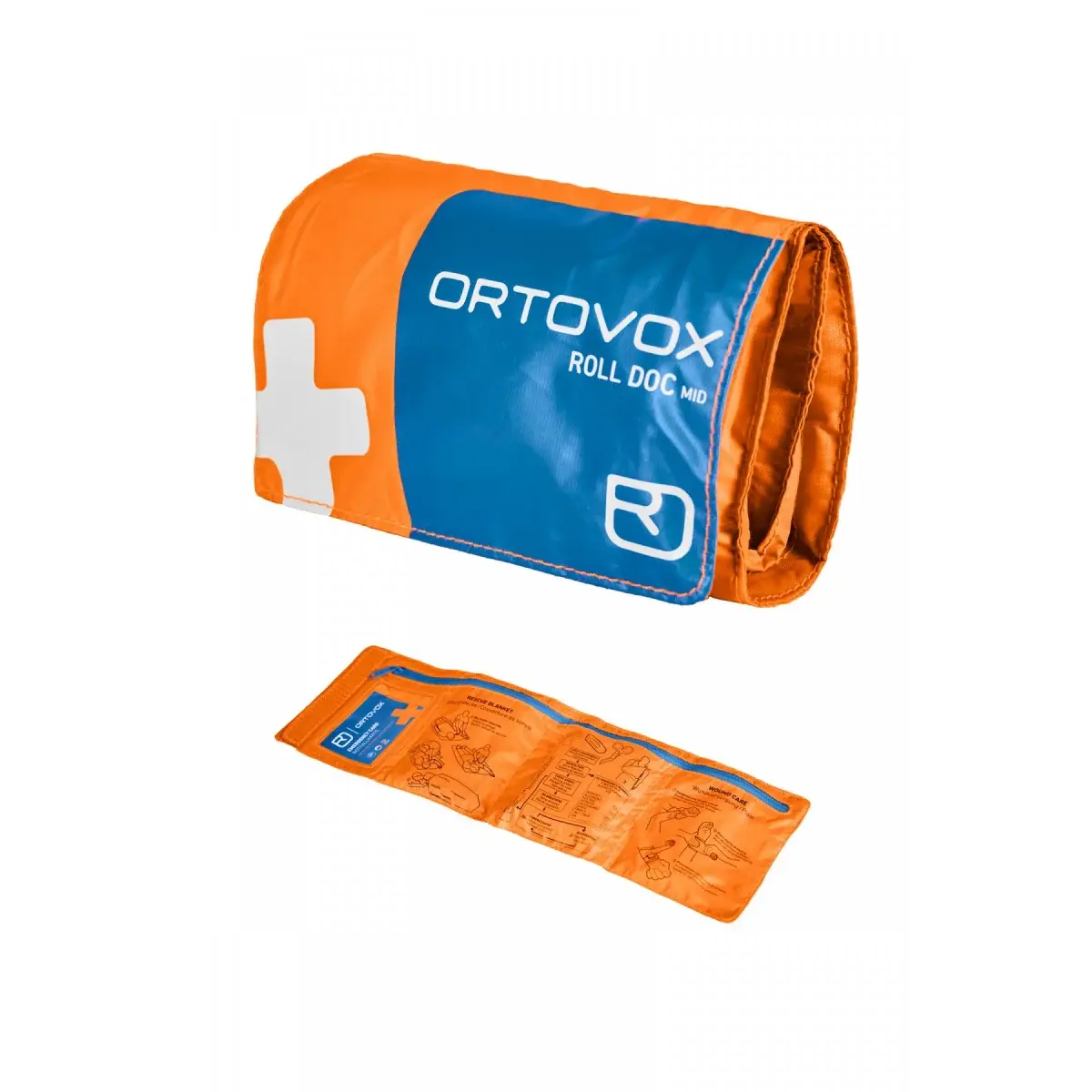 Ortovox Trousse de secours Ortovox First Aid Roll Doc Mid shocking orange