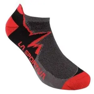 La Sportiva Chaussettes d'escalade La Sportiva Climbing Socks Carbon/Mountain Red