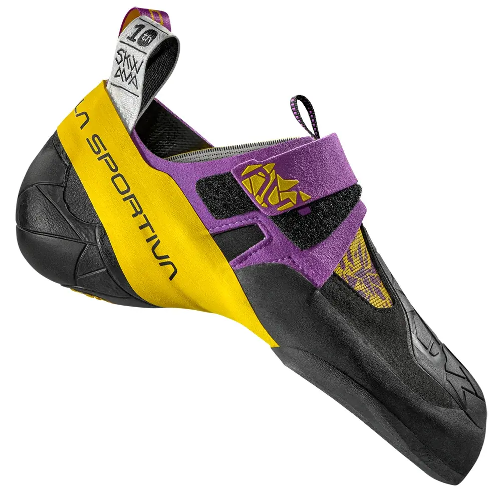 La Sportiva Chaussons d'escalade La Sportiva Skwama purple/yellow
