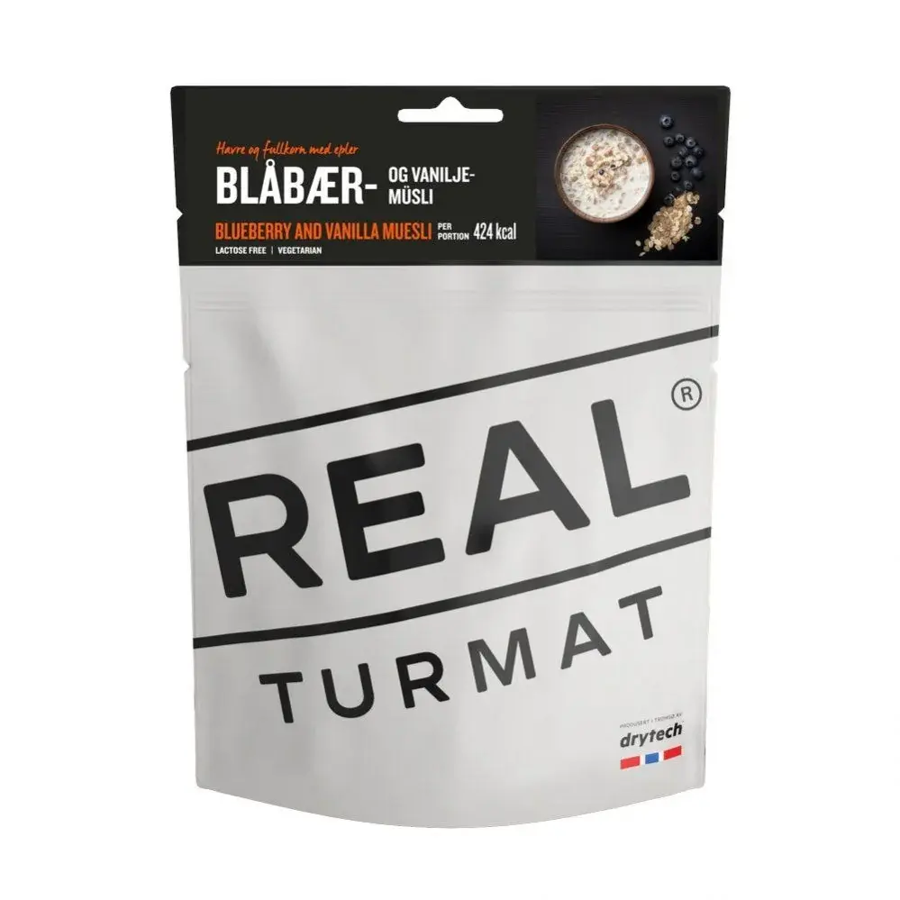 Muesli aux myrtilles et à la vanille REAL Turmat 350 g