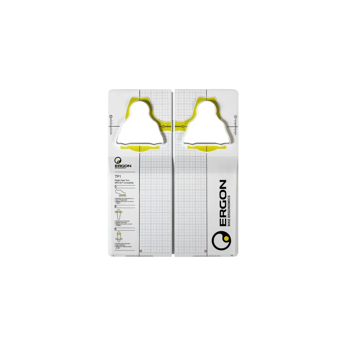 Ergon Outil de réglage des cales Ergon TP1 Pedal Cleat Tool for Shimano SPD SL®