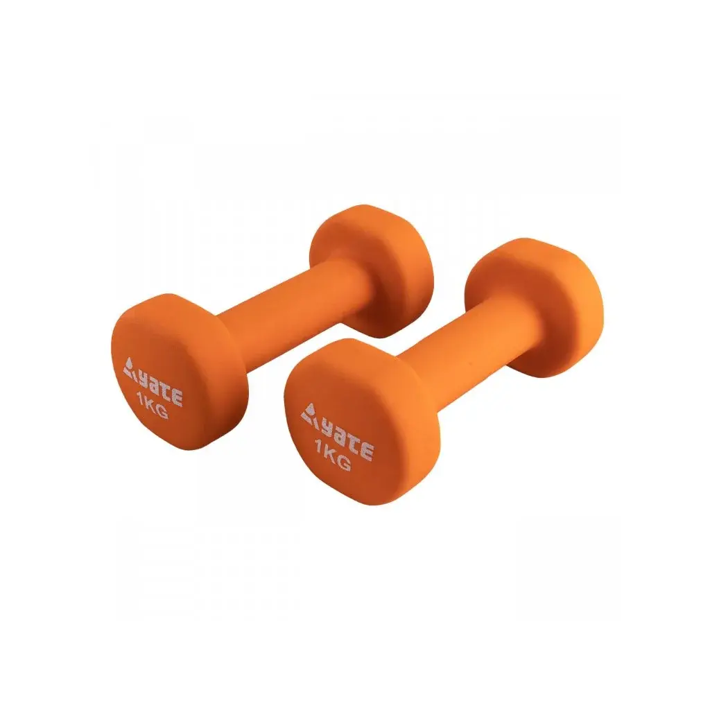 Yate Haltères en néoprène Yate 1kg - paire