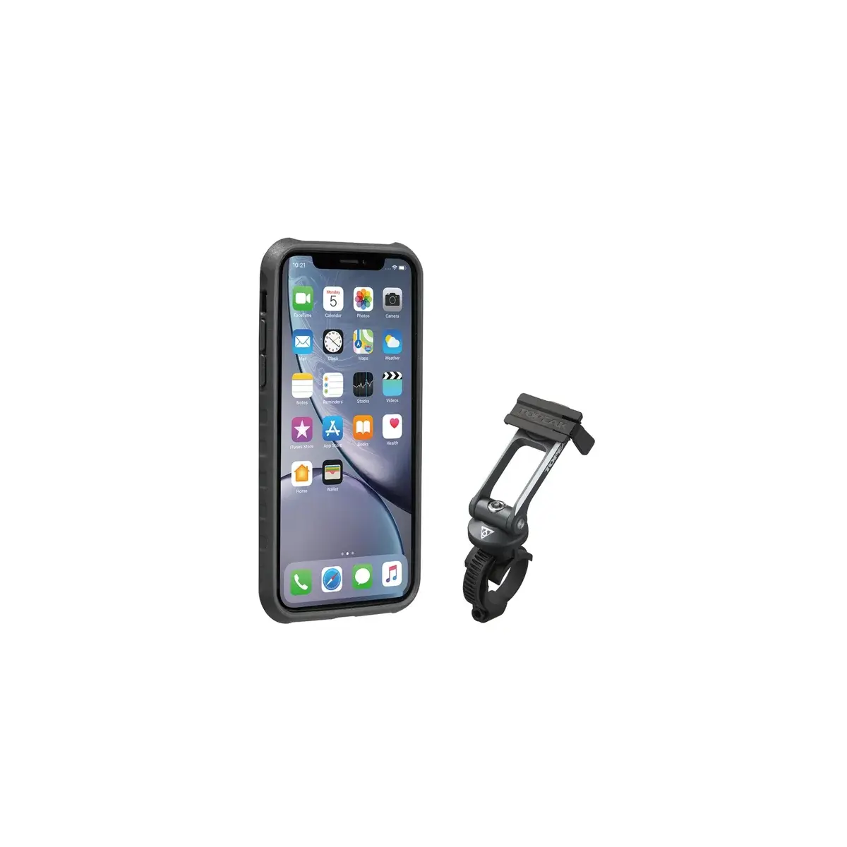 TOPEAK Housse pour téléphone TOPEAK RideCase pour iPhone XR noir/gris