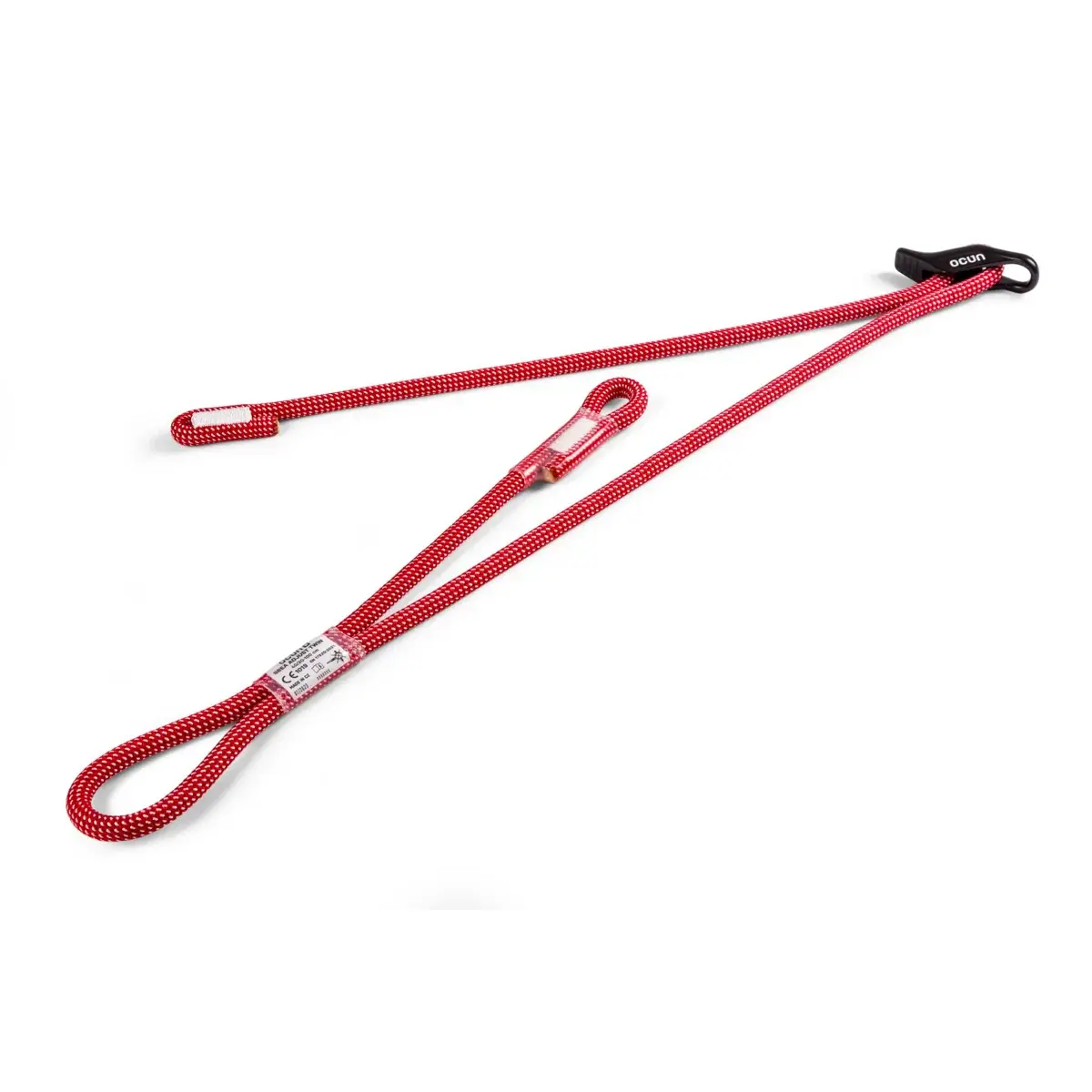 Ocún Longe de relais Ocún SBEA Adjust Twin 40/20-100cm red/white