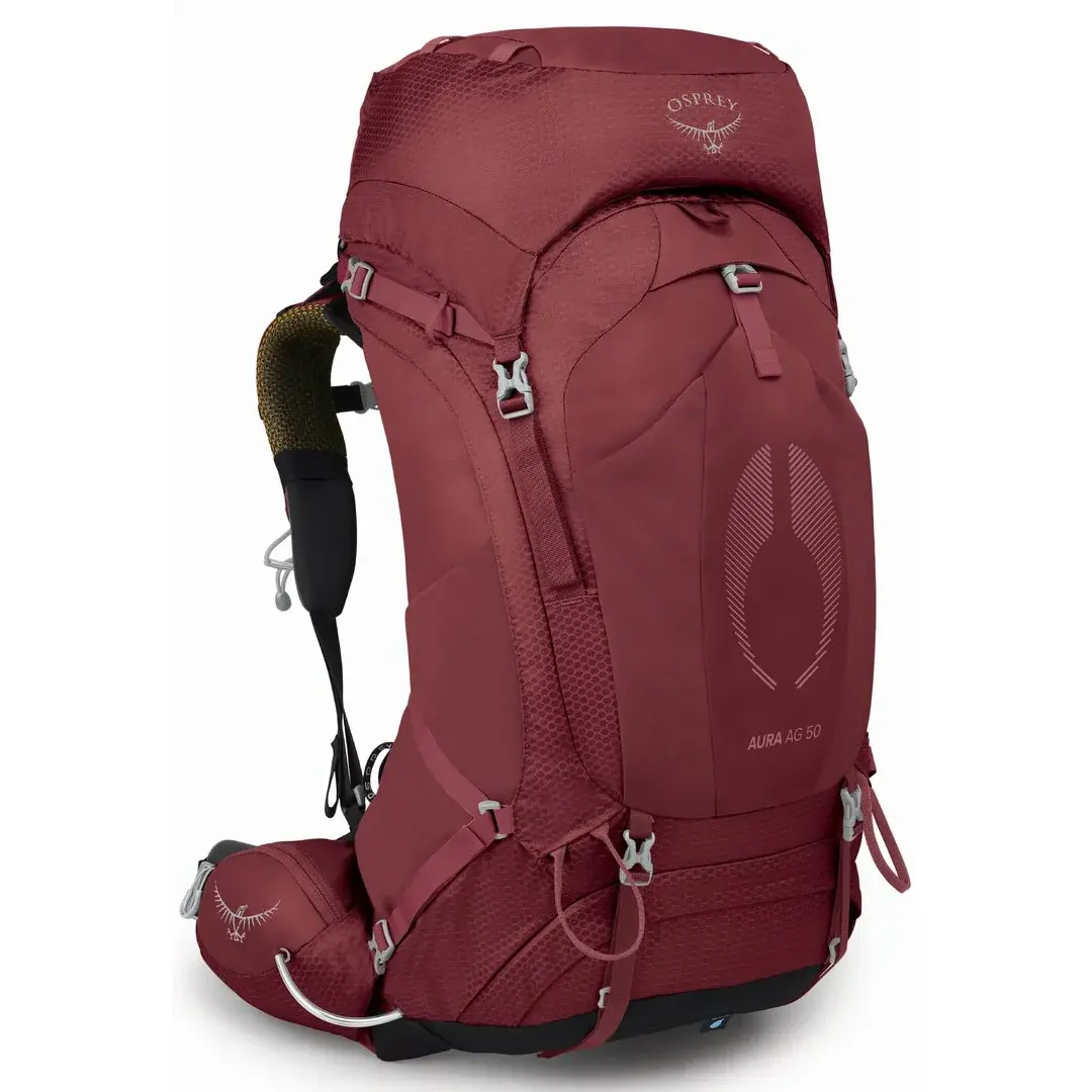 Osprey Sac à dos outdoor Osprey Aura AG 50L berry sorbet red
