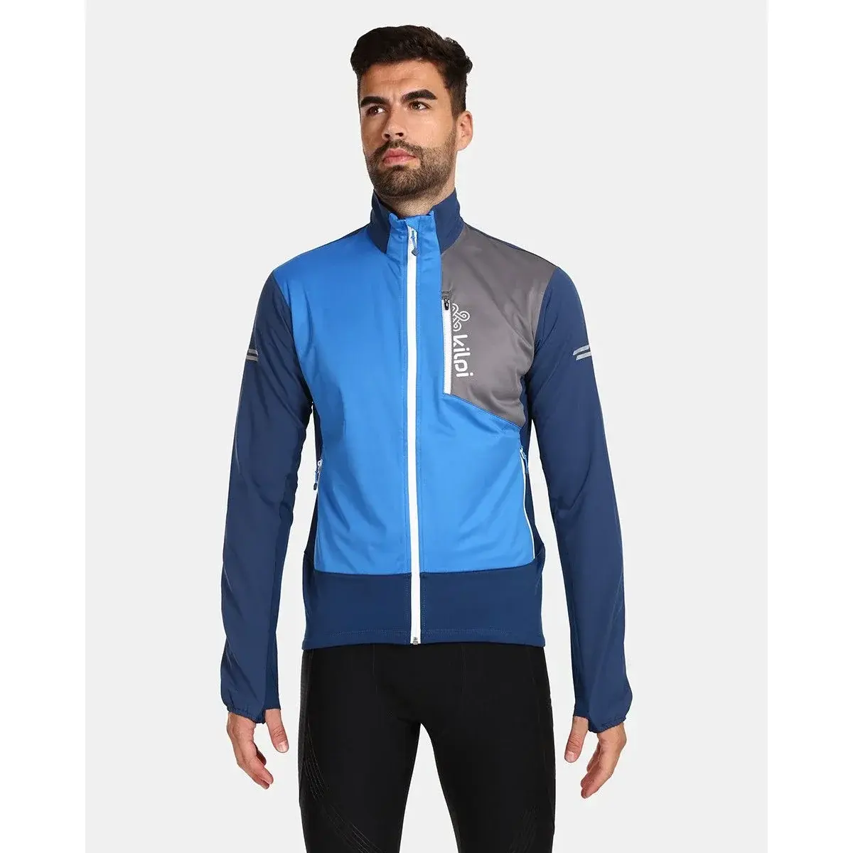 Kilpi Veste de running homme Kilpi NORDIM-M bleu foncé