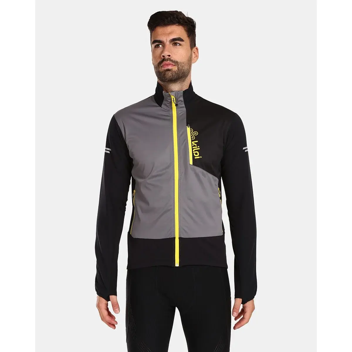 Kilpi Veste de running homme Kilpi Nordim-M Gris