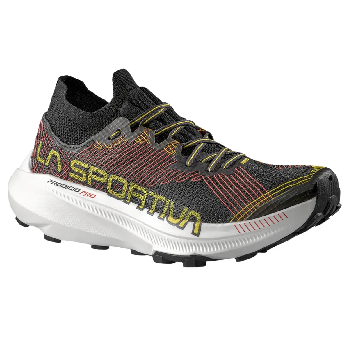 Chaussures de running homme La Sportiva Prodigio Pro black/yellow